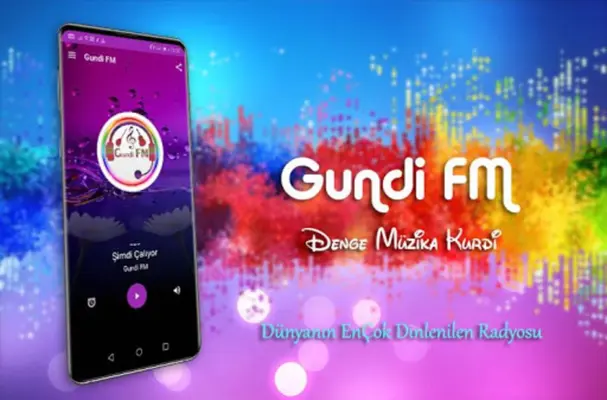 Gundi Fm - Radyoya Kurdî ( Kürtçe Radyo ) android App screenshot 1